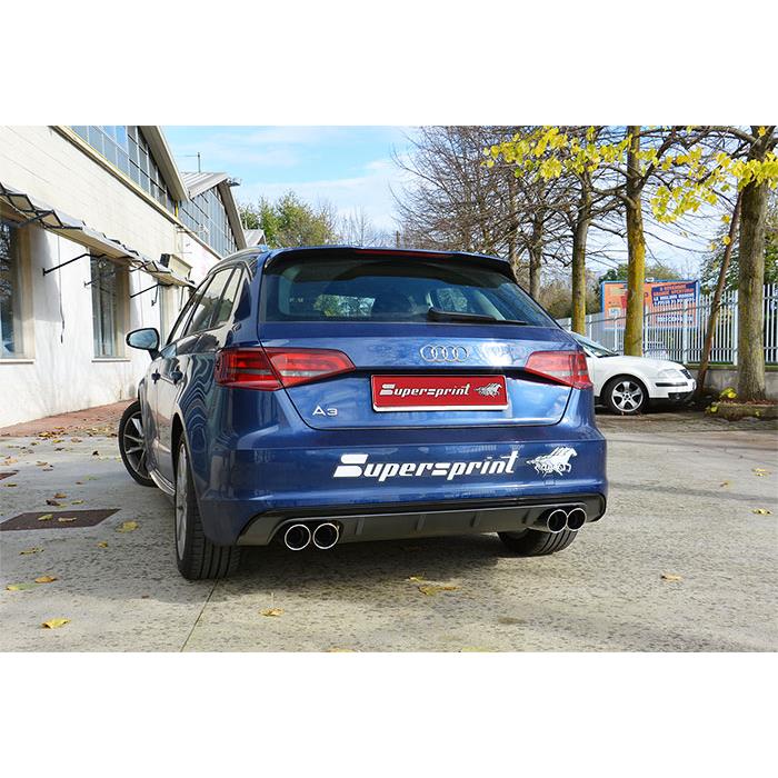 AUDI A3 8V Sedan 1.2 TFSI (110 Hp) 2014 Endpipe kit OO90 Right + OO90 Left