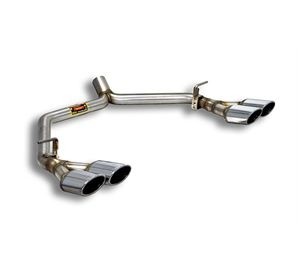 MERCEDES W163 ML 320 V6 -> 04 Supersprint Tailpipes kit R. + L.
