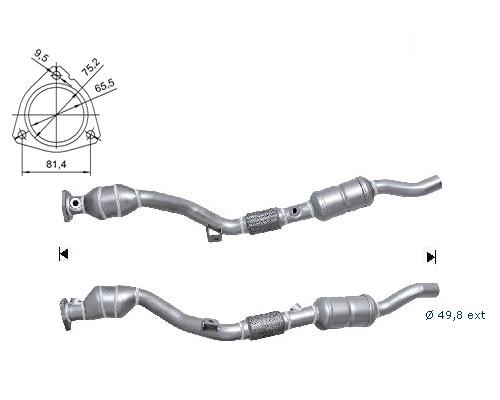 Audi A6 2.4i V6 30V 2393 cc 125 Kw / 170 cv BDV Magnaflow CAT Bo