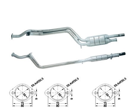 Mercedes 300E 2962 cc 132 Kw / 180 cv W124 Magnaflow CAT Bouwjaa