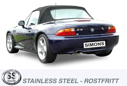 Simons Uitlaatsysteem af kat. BMW Z3 1994-1996