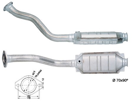 Citroen XM 2.0i 8V 1995 cc 89 Kw / 121 cv XU10J2 Magnaflow CAT B