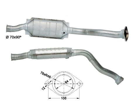 Peugeot 406 2.0i 16V 1998 cc 99 Kw / 135 cv XU10J4R Magnaflow CA