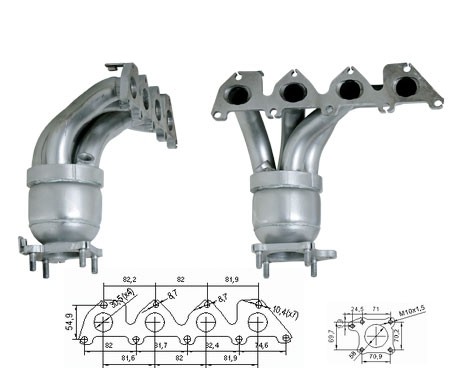 VW POLO 1.4i 16V 1390 cc 74 Kw / 101 cv BBZ Magnaflow CAT Bouwja