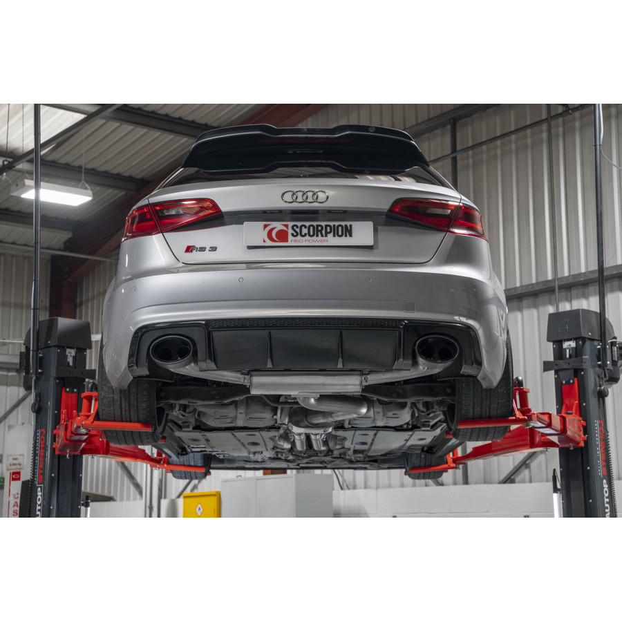 Audi RS3 8V Sportback 15 - 17 PFL Resonated cat-back system without valves