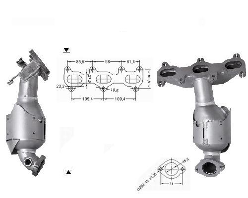 Hyundai COUPE 2.7i V6 24V 2657 cc 123 Kw / 167 cv 6BA Magnaflow 