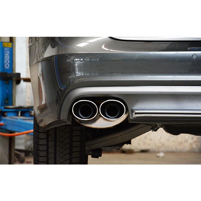 AUDI A6 C7 4G (Sedan + Avant) QUATTRO 3.0 TFSI V6 (300 Hp) 2011 -> 2012 ("Cat.- Back" system) Rear e