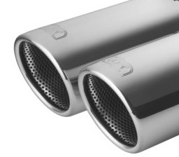 Einddemper VW Touran 2003-2010 RVS eindstuk 2x70mm rond ulter