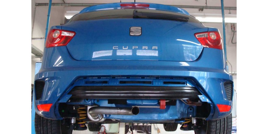 Seat Ibiza 6J - Cupra Einddemper - 1x55 Typ 10 (niet sichtbar) F