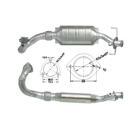 Saab 9-5 2.3i 16V Turbo 2290 cc 169 Kw / 230 cv B235R Magnaflow 