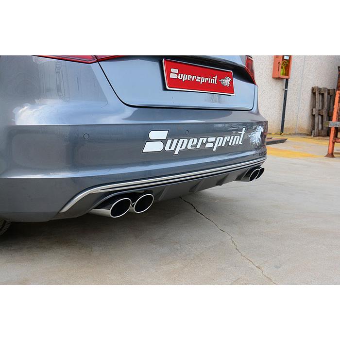 AUDI A3 8V Cabrio 2.0 TDI (150 Hp) 2012 Endpipe kit 100x75 Right + 100x75 Left