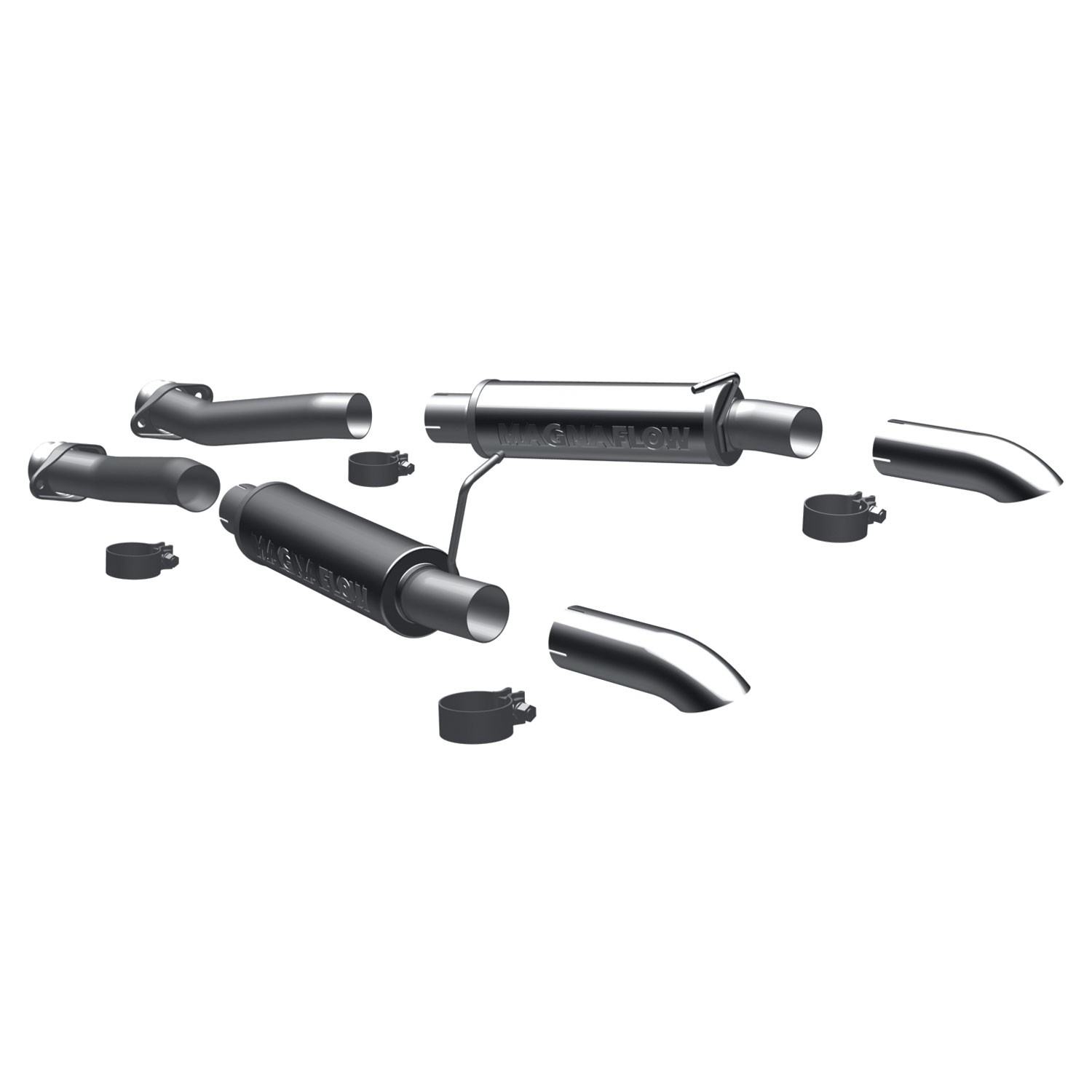 Ford Cat-Back 86-04 Mustang 2.5" 4.6/5.0 Magnaflow Cat-Back