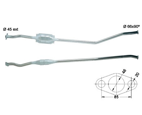 Citroen AX 1.4i 1360 cc 55 Kw / 75 cv TU3FM Magnaflow CAT Bouwja