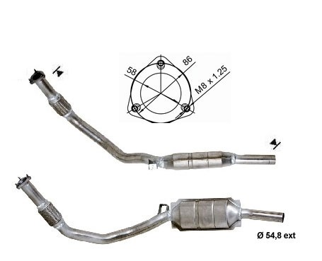 VW PASSAT 3B(G) 2.5TD 2496 cc 110 Kw / 150 cv AFB Magnaflow CAT