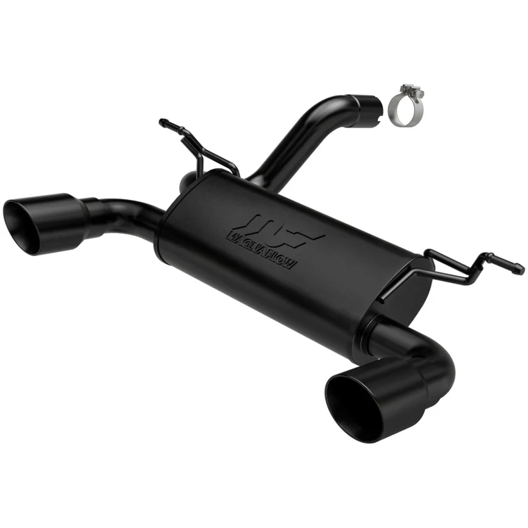 MagnaFlow Jeep Wrangler 2018-2024 Street Series Axle-Back Performance Uitlaat Systeem Zwart