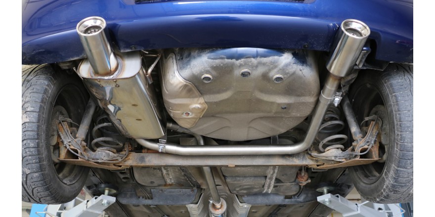 Opel Corsa C Einddemper Uitgang rechts/links - 1x90 Typ 13 recht