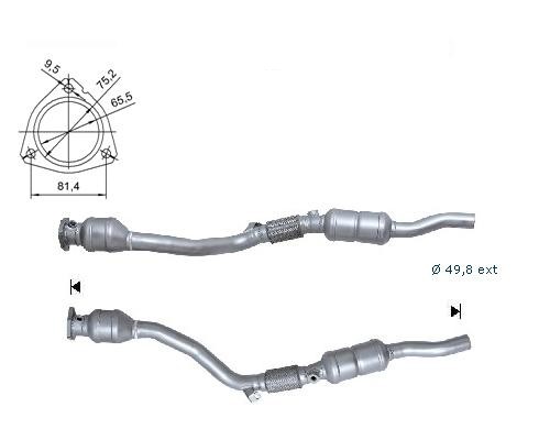 Audi A6 2.4i V6 30V 2393 cc 125 Kw / 170 cv AMM Magnaflow CAT Bo