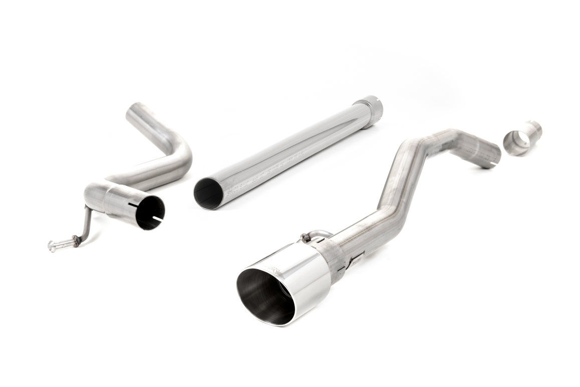 VW UP! Cat-Back Milltek Non-Res GT-90 Polished Trim