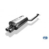 BMW E46 320d Einddemper single-flow - 2x76 Typ 13 FOX