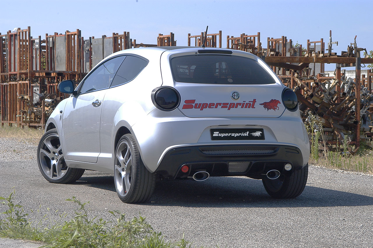 ALFA ROMEO MiTo 1.4i T MultiAir TCT (135 Hp) 2010 -> 2014 Rear exhaust Right - Left 145x95