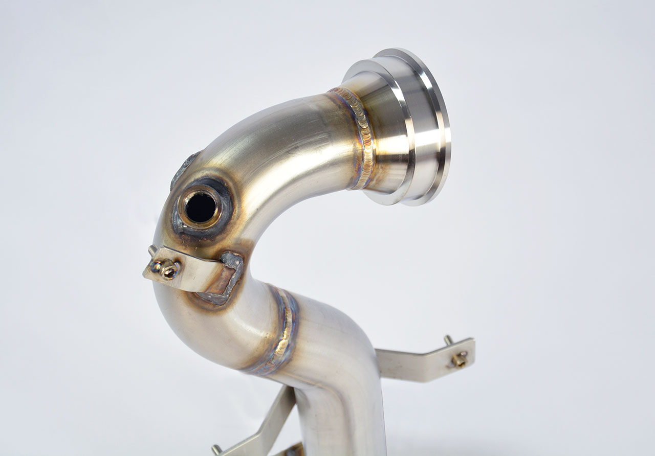 595 ABARTH 1.4T "50° Anniversario" (180 Hp) (Ø65) 2013 Turbo downpipe kit (Replaces catalytic conver