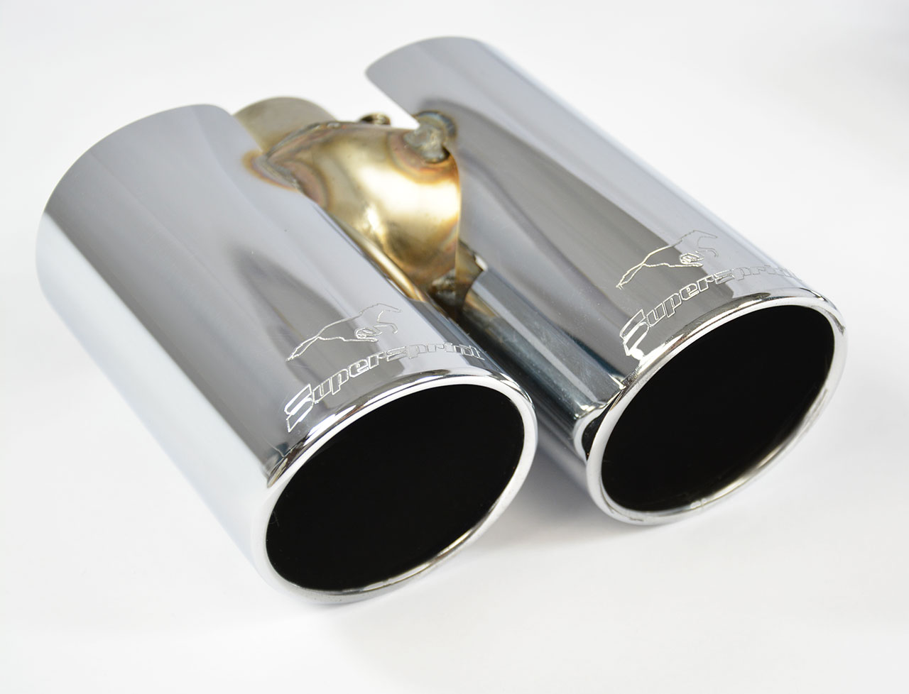 AUDI A3 8V 1.4 TFSI (122 - 140 Hp) 2012 Endpipe kit 4 exit OO80 Right+ OO80 Left