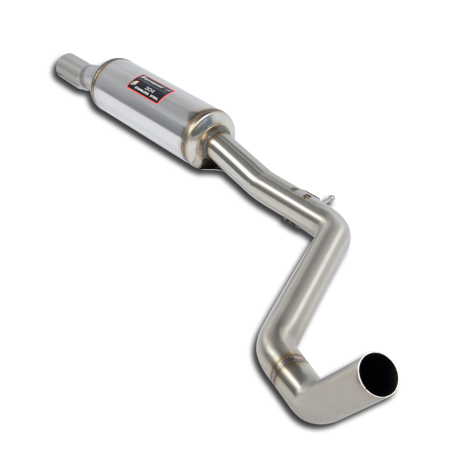 Centre exhaust for Performance sport exhaust for 500 ABARTH 1.4T (135 Hp) Ø65 mm with valve