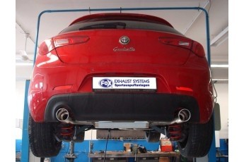 Alfa Romeo Giulietta - 940 Einddemper dwars Uitgang rechts/links