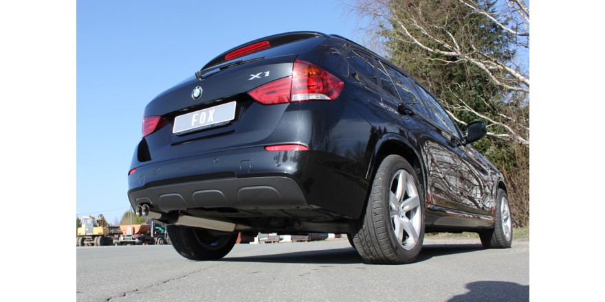BMW X1 - X84 Benzine Einddemper - 2x80