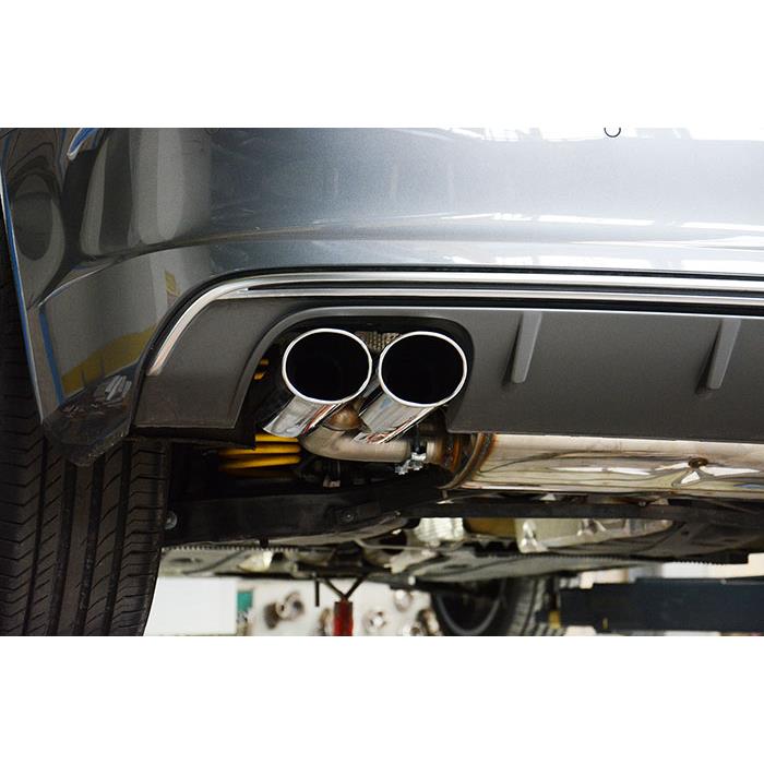 AUDI A3 8V Sedan QUATTRO 1.8 TFSI (180 Hp) 2013 -> 2015 Endpipe kit 100x75 Right + 100x75 Left