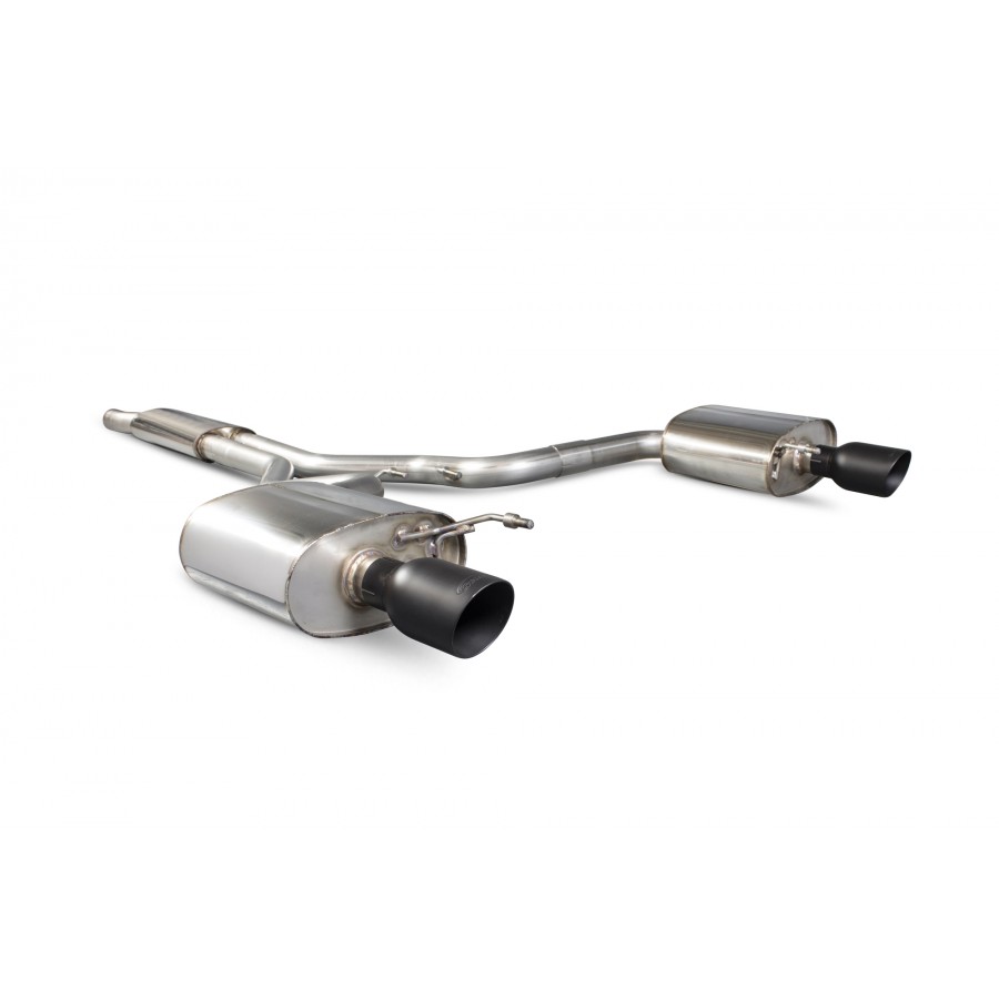 Scorpion uitlaat Ford Mustang 2.3l Ecoboost Non GPF Model resonerend & zwart keramiek