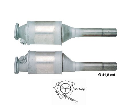 VW GOLF II 1.3i 1272 cc 40 Kw / 55 cv NZ Magnaflow CAT Bouwjaar: