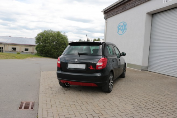 Skoda Fabia RS 5J Limousine final silencer 140x90 type 25