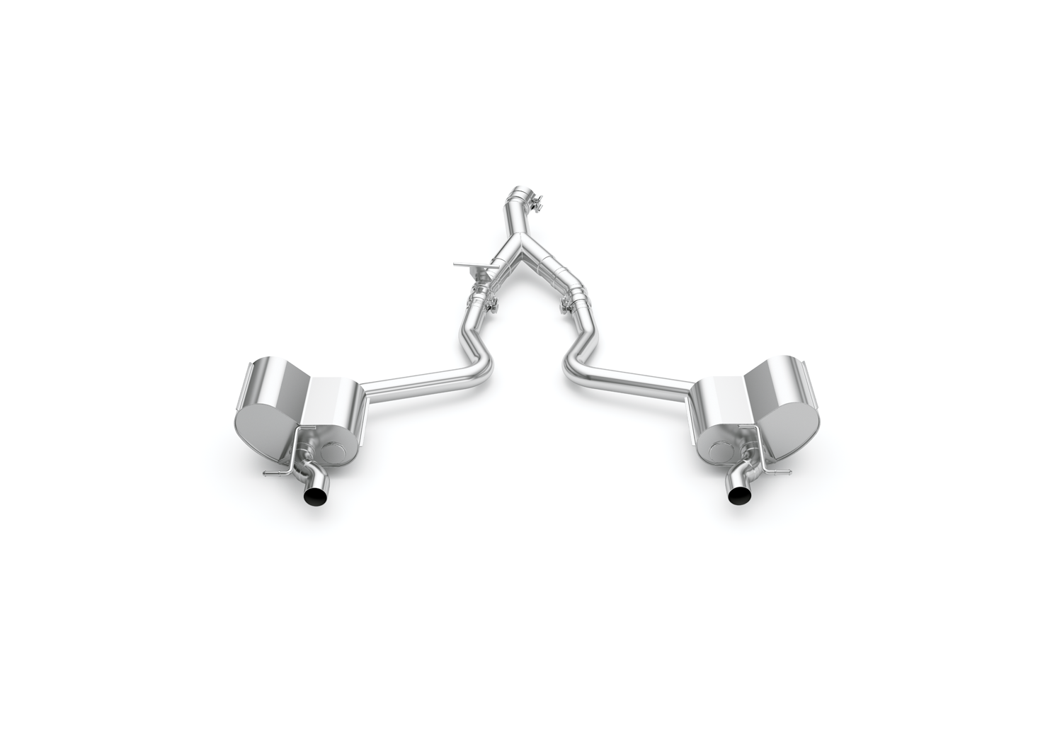 Rear Muffler For Mercedes-amg C-class Coupeexhaust Systems