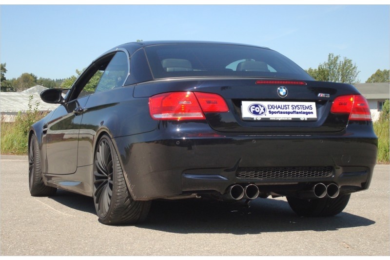 Einddemper BMW E92/E93 M3 Duplex 2x90mm Super Sound