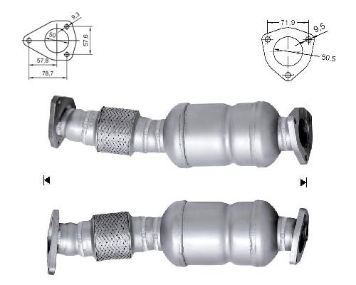 Audi A4 1.9TDI 1896 cc 85 Kw / 116 cv BKE Magnaflow CAT Bouwjaar