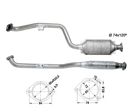 Mercedes C230 Kompressor 2295 cc 142 Kw / 193 cv W202 Magnaflow 