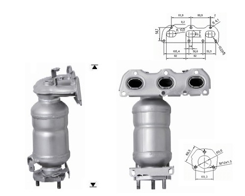 VW POLO 1.2i 12V 1198 cc 47 Kw / 64 cv BME Magnaflow CAT Bouwjaa