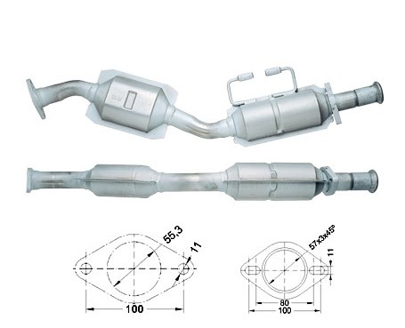 Ford SIERRA 2.9i 4x4 2933 cc 107 Kw / 145 cv Magnaflow CAT Bouwj