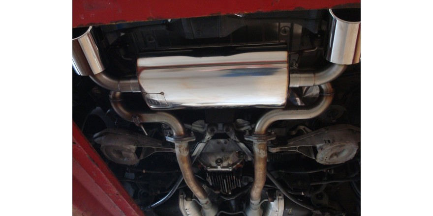 Nissan 370Z Einddemper Uitgang rechts/links - 129x106 Typ 32 rec
