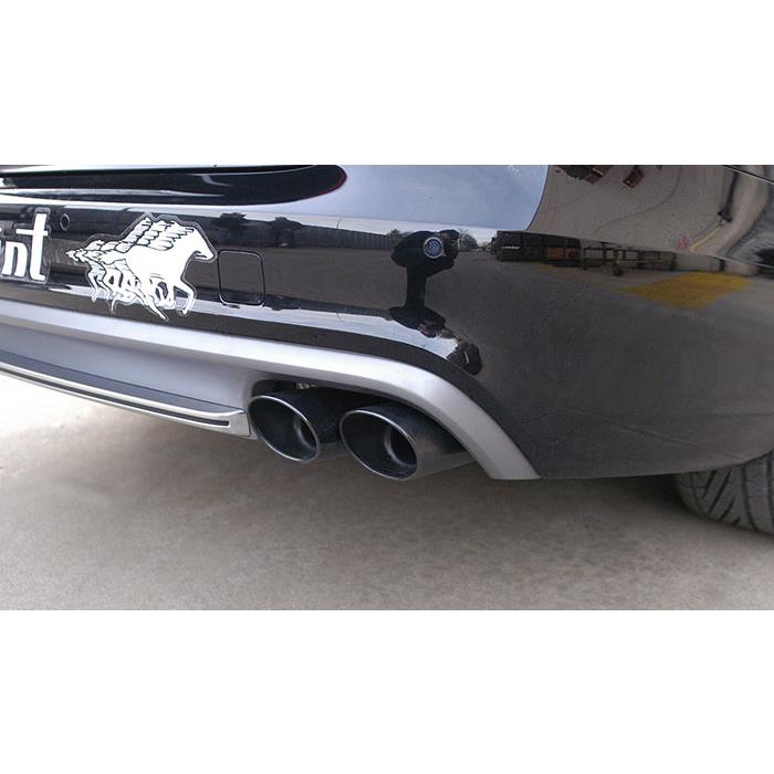AUDI A6 C7 4G (Sedan + Avant) QUATTRO 2.8 FSI V6 (204 Hp) 2011 -> 2014 Rear pipe Right 100x75 BLACK