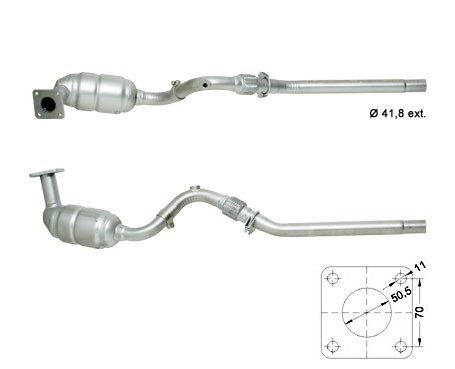 Seat INCA 1.4i 1390 cc 44 Kw / 60 cv AUD Magnaflow CAT Bouwjaar: