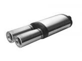 Sport-Eindemper 2x80mm Universeel RVS Ulter-Sport