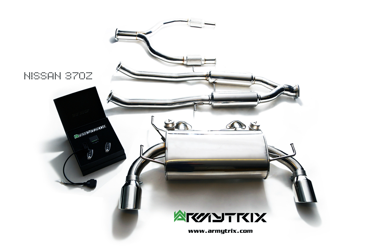 Armytrix Nissan 370Z 3.7 V6 (VQ37VHR) (2009-) Race Y-pipe + Mid-