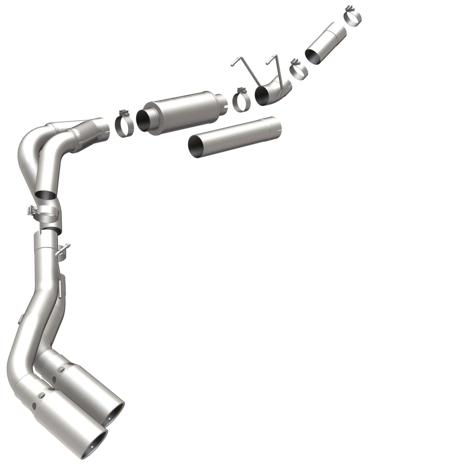 Dodge Cat-Back 07-11 Ram 6.7L Dual MFP Magnaflow Cat-Back