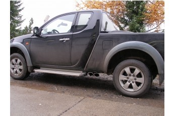 Mitsubishi L200 Typ KAOT Clubcap 2-trg. Einddemper Sidepipe - 2x