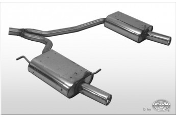 Audi A4 Typ B6 Einddemper rechts/links - 1x80 Typ 13 rechts/link