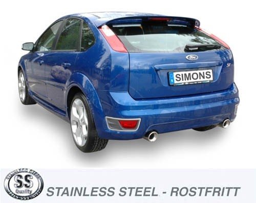 Simons Uitlaatsysteem af kat. Ford Focus II 2006>