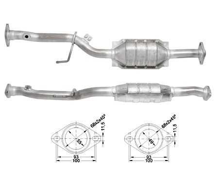 Toyota AVENSIS 1.6i 16V 1587 cc 81 Kw / 110 cv 4AFE Magnaflow CA