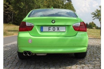 BMW E90 318i/ 320i Einddemper - 2x80 Typ 24 FOX